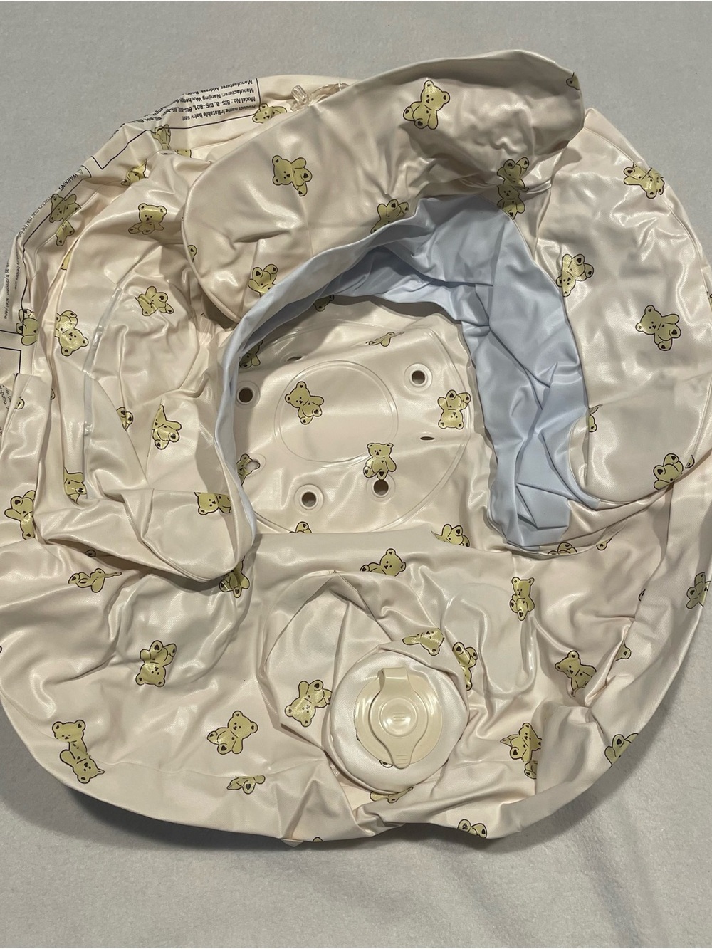 Inflatable Baby Seat, Inflatable Baby Chair with 3-Point Harness